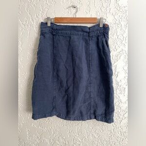 RALPH LAUREN COUNTRY® Rare Vintage 90s Linen Skirt - 12